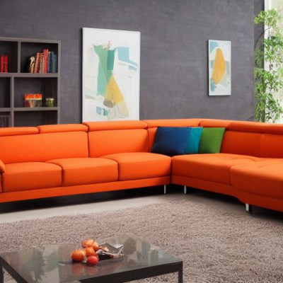 orange l-shape sectional sofa (2).jpg